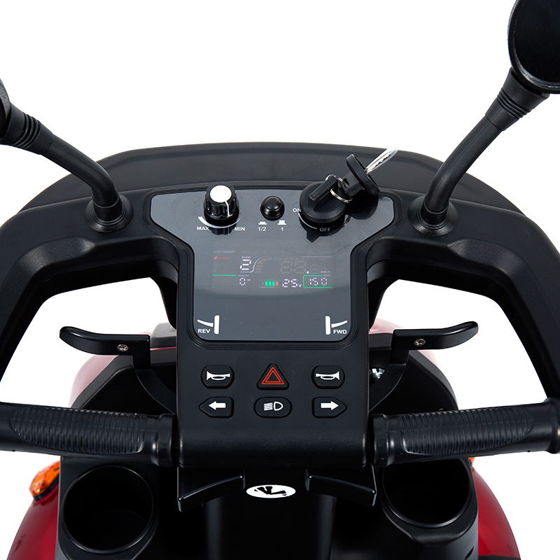 TK-500 Heavy-duty elektrische recreatieve scooter met 4 wielen en 4 wielen