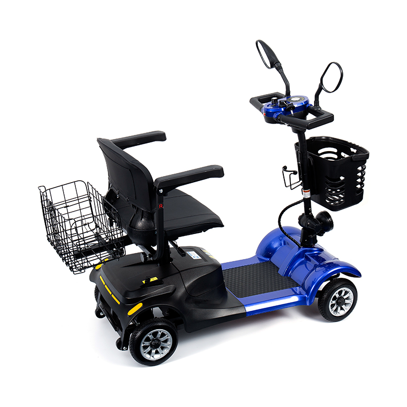 YL-08S Heavy-duty opvouwbare scootmobiel met 4 wielen en een klimvermogen van 12°