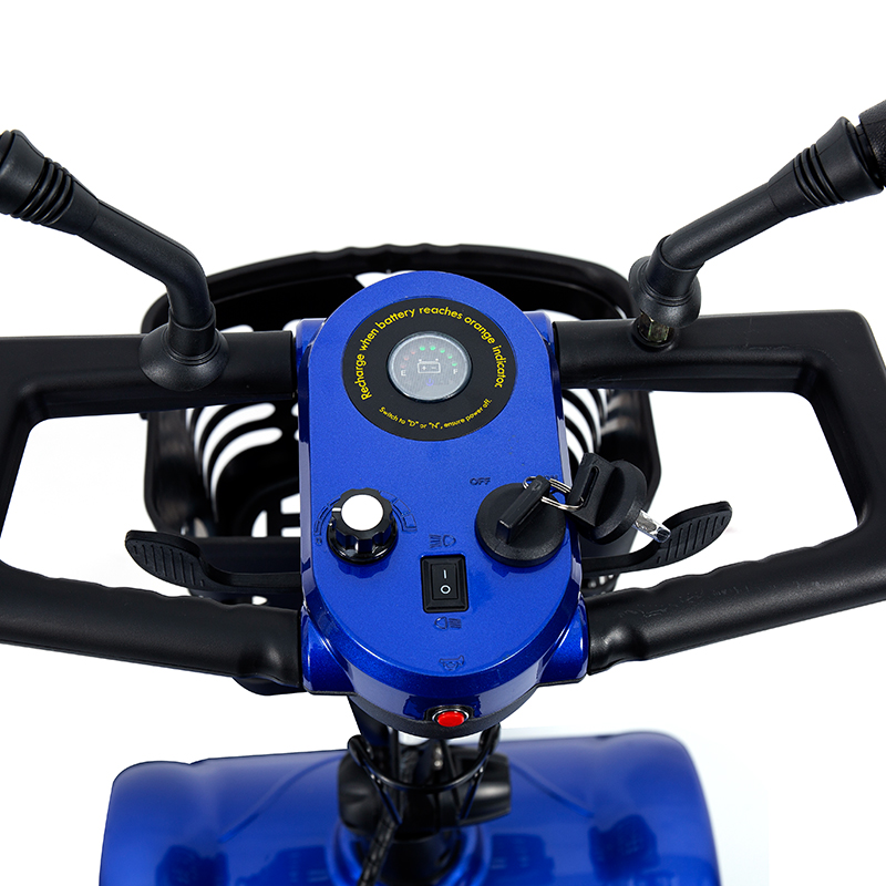 YL-08S Heavy-duty opvouwbare scootmobiel met 4 wielen en een klimvermogen van 12°