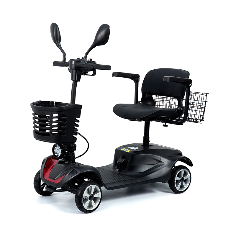 YL-07 Opvouwbare elektrisch aangedreven scootmobiel met 4 wielen en mand