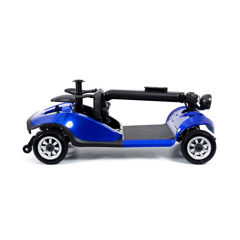 YL-09B Opvouwbare lichtgewicht scootmobiel met 4 wielen en mand