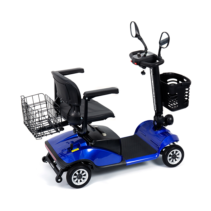 YL-09B Opvouwbare lichtgewicht scootmobiel met 4 wielen en mand