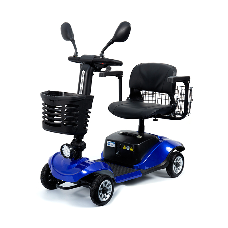 YL-09B Opvouwbare lichtgewicht scootmobiel met 4 wielen en mand