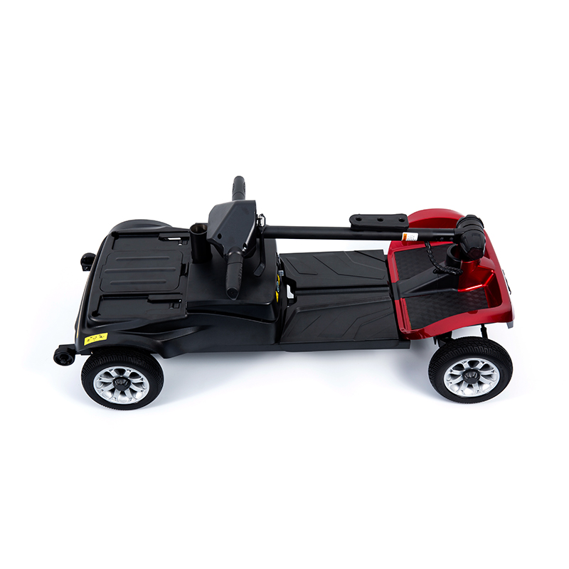 YL-02 Lichtgewicht scootmobiel met 4 wielen voor senioren, met een 360° draaibare stoel