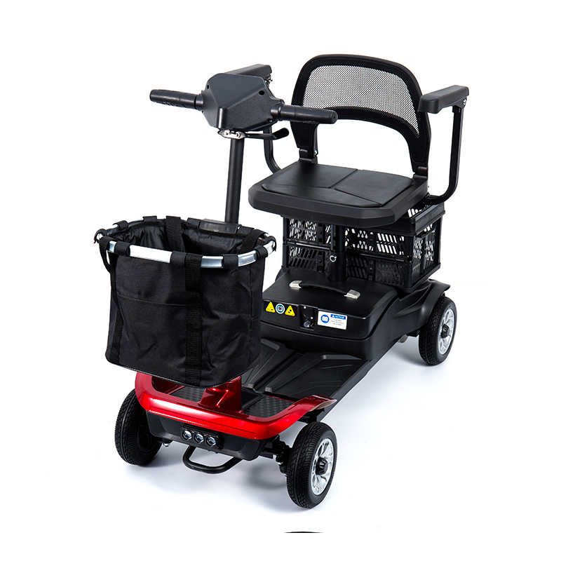 YL-02 Lichtgewicht scootmobiel met 4 wielen voor senioren, met een 360° draaibare stoel