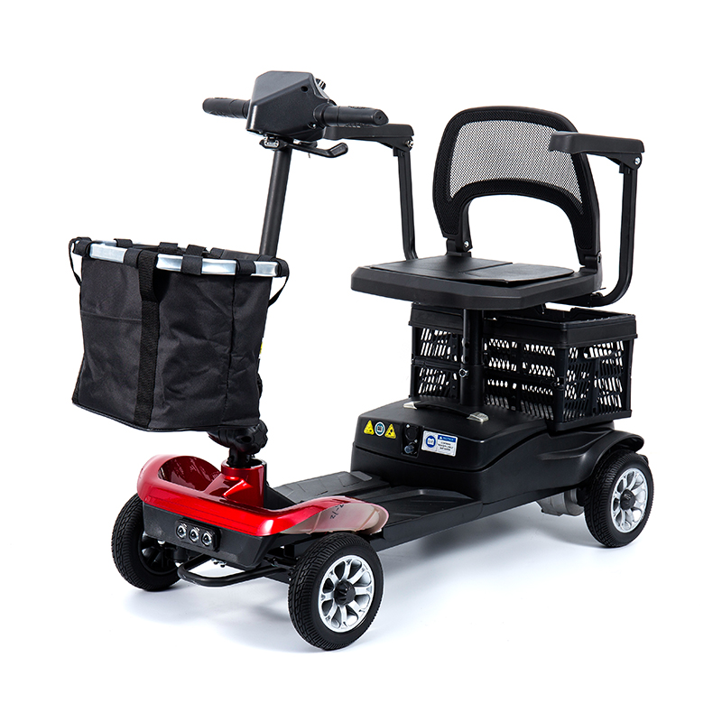 YL-02 Lichtgewicht scootmobiel met 4 wielen voor senioren, met een 360° draaibare stoel