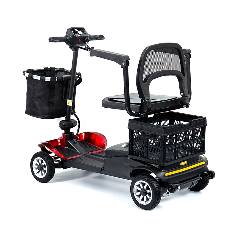 YL-02 Lichtgewicht scootmobiel met 4 wielen voor senioren, met een 360° draaibare stoel