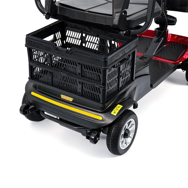 YL-02 Lichtgewicht scootmobiel met 4 wielen voor senioren, met een 360° draaibare stoel