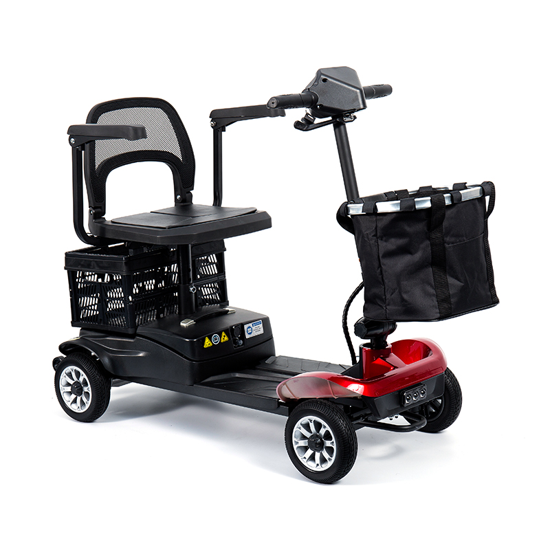 YL-02 Lichtgewicht scootmobiel met 4 wielen voor senioren, met een 360° draaibare stoel