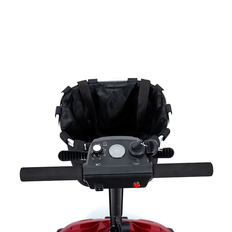 YL-985 Opvouwbare, op batterijen werkende elektrische transportscooter met 4 wielen