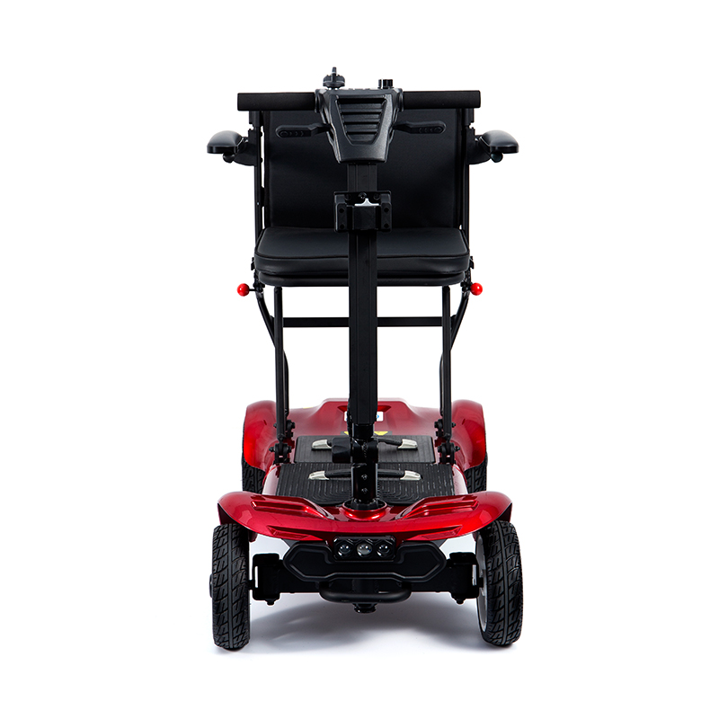 YL-985 Opvouwbare, op batterijen werkende elektrische transportscooter met 4 wielen