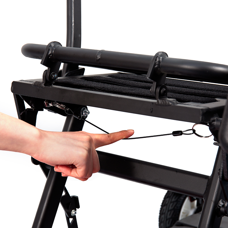 YL-211 4-wielige toeristische elektrische scooter voor senioren met LED-koplamp, mand