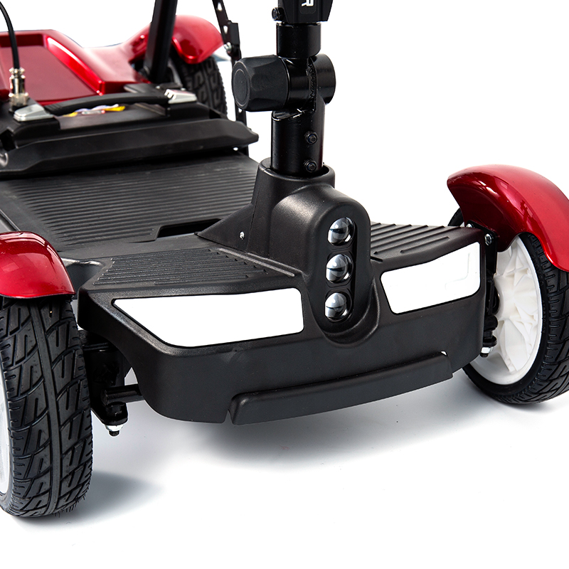 YL-211 4-wielige toeristische elektrische scooter voor senioren met LED-koplamp, mand