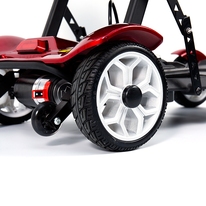 YL-211 4-wielige toeristische elektrische scooter voor senioren met LED-koplamp, mand