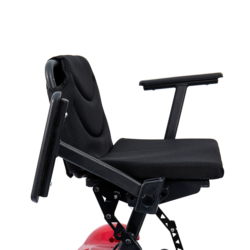 YL-211 4-wielige toeristische elektrische scooter voor senioren met LED-koplamp, mand