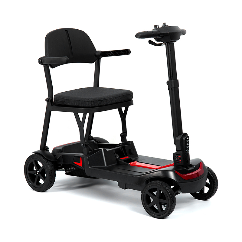 YL-985S 4 wielen lichtgewicht draagbare opvouwbare elektrische reisscooter