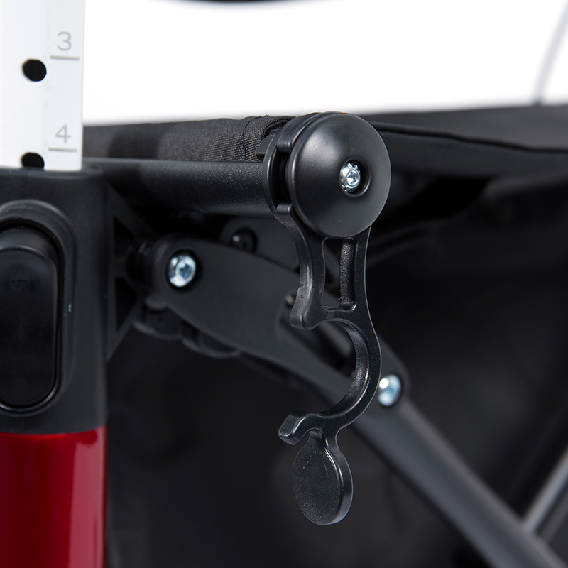 HES-R306 lichtgewicht rollator – opvouwbaar, TPR-wielen, verstelbaar, draagvermogen 150 kg