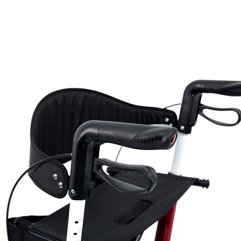 HES-R306 lichtgewicht rollator – opvouwbaar, TPR-wielen, verstelbaar, draagvermogen 150 kg