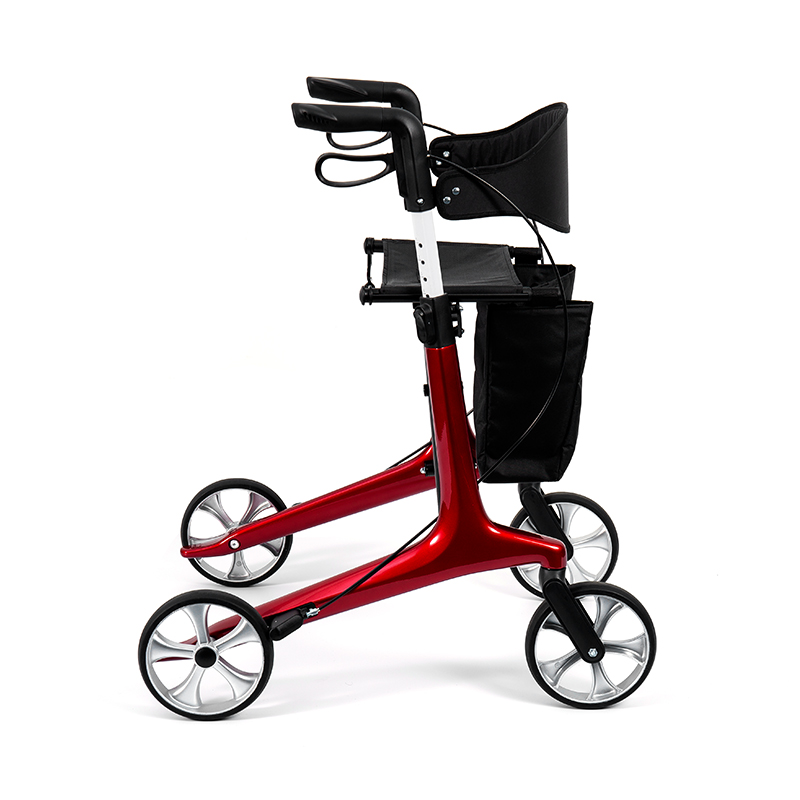 HES-R306 lichtgewicht rollator – opvouwbaar, TPR-wielen, verstelbaar, draagvermogen 150 kg