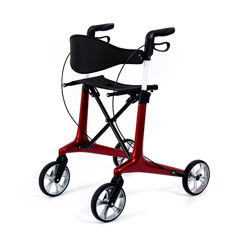 HES-R306 lichtgewicht rollator – opvouwbaar, TPR-wielen, verstelbaar, draagvermogen 150 kg