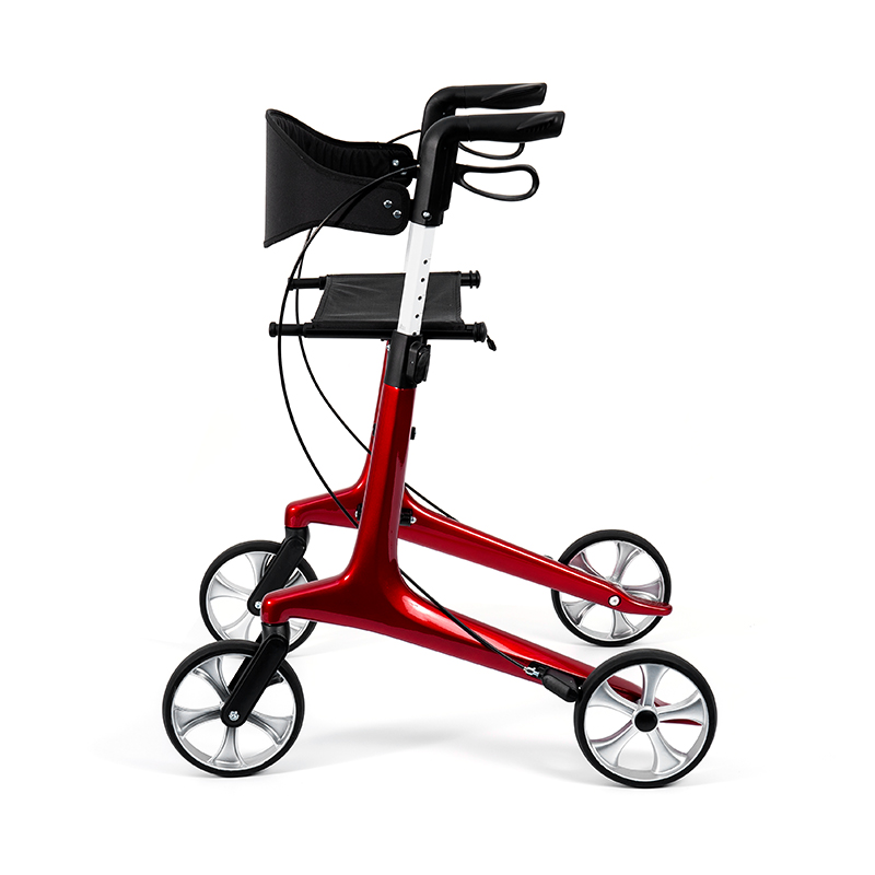 HES-R306 lichtgewicht rollator – opvouwbaar, TPR-wielen, verstelbaar, draagvermogen 150 kg