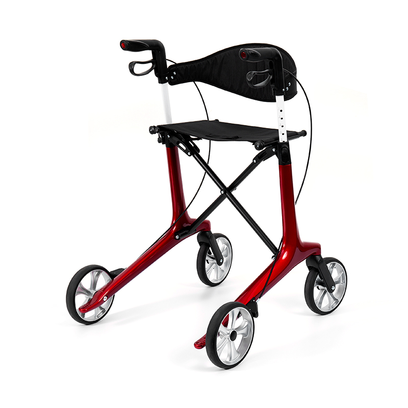 HES-R306 lichtgewicht rollator – opvouwbaar, TPR-wielen, verstelbaar, draagvermogen 150 kg
