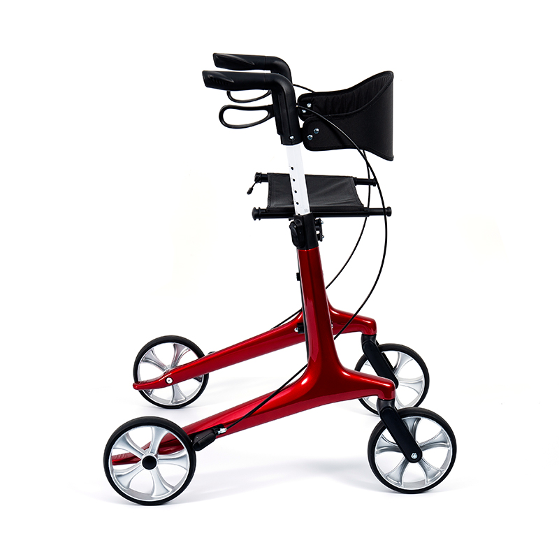 HES-R306 lichtgewicht rollator – opvouwbaar, TPR-wielen, verstelbaar, draagvermogen 150 kg