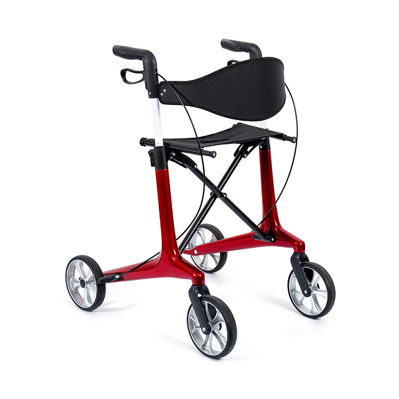 HES-R306 lichtgewicht rollator – opvouwbaar, TPR-wielen, verstelbaar, draagvermogen 150 kg